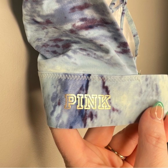 PINK Bonded Triangle Bralette‎ (Large) - Picture 4 of 6